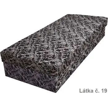 Postel Válenda Ondra Lux - bavlna 85x195, Barva látky: č. 19, Odstín lamin: Bílá