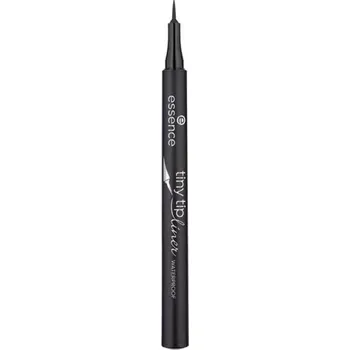 Oční linky Essence pero na oční linky tiny tip 01 Deep Black, 1,1 ml