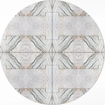 Koberec Hit Kulatý Koberec koberec s grafikou fi 150 cm Dekorativní kamenné dlaždice