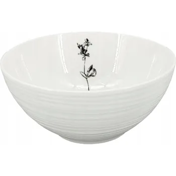 Porcelánová miska Croft Wild 16cm, bílá/černá