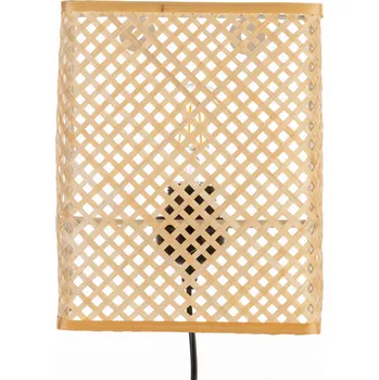 Nástěnné svítidlo Bambusové nástěnné svítidlo BOHO TH3B černé