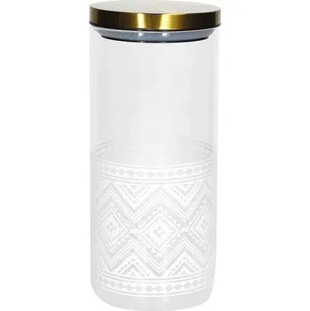 Sklenice Zavařovací Sklenice na sypké výrobky ze skla s víkem TOGNANA Maya 1,42 l