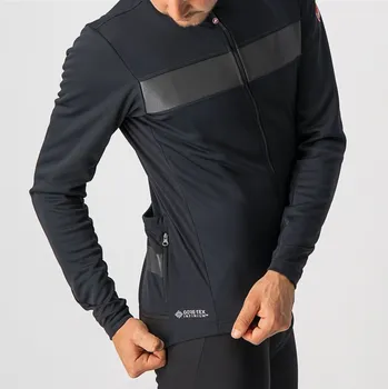 Cyklistická bunda CASTELLI RADDOPPIA 3 cyklobunda pánská black Varianta: 3XL