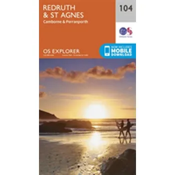 Encyklopedie Redruth and St Agnes - Ordnance Survey [EN] (2015, Skládaná mapa, Ordnance Survey)