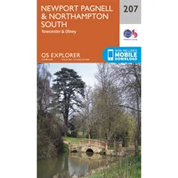 Encyklopedie Newport Pagnell and Northampton South - Ordnance Survey [EN] (2015, Skládaná mapa, Ordnance Survey)