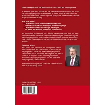 Gesichter sprechen - Aerni, Fritz [DE] (2024, Firma, Huter, Carl Verlag)