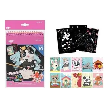 Set školních potřeb Zdrapywanka zwierzaki 10 arkuszy MIX (pl, 2000, Jiné, MP Main Paper)