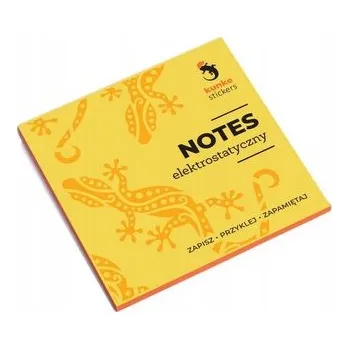 Set školních potřeb Notes elektrostatyczny pomarańczowy 100 karteczek (pl, 2000, Kunke)