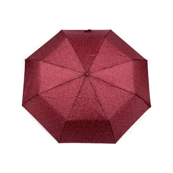 Deštník Dámský skládací vystřelovací deštník - 1 ks - 2 bordó sv.