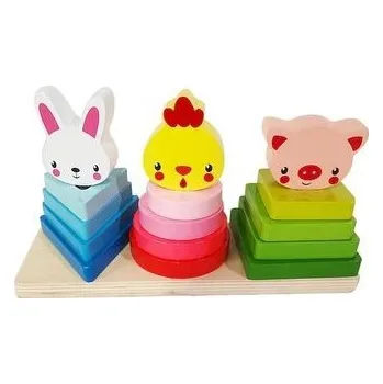 Hračka Układanka drewniana Zwierzęta