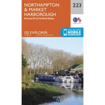 Encyklopedie Northampton and Market Harborough - Ordnance Survey [EN] (2015, Skládaná mapa, Ordnance Survey)