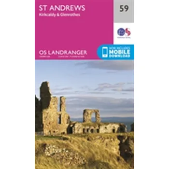 Encyklopedie St Andrews, Kirkcaldy & Glenrothes - Ordnance Survey [EN] (2016, Skládaná mapa, Ordnance Survey)