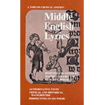 Kniha Middle English Lyrics [EN] (1974, Brožovaná, WW Norton & Co)