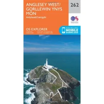 Encyklopedie Anglesey West - Ordnance Survey [EN] (2015, Skládaná mapa, Ordnance Survey)