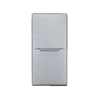 vypínač AXOLUTE - Spínač jednopólový 10AX 1 modul hliník Bticino HC4001AN