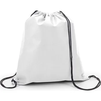 Městský batoh BOXP. Taška na batoh z netkané textilie (80 g/m²) - Bílá