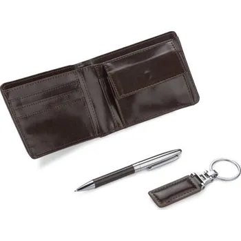 Peněženka Dárková souprava MARCUS - hnědá