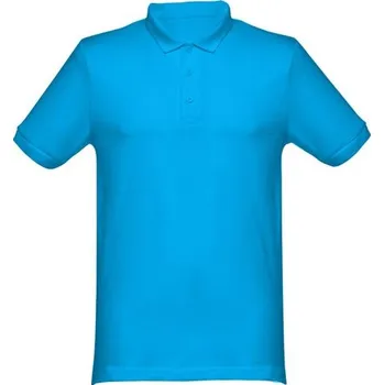 Pánská košile THC MONACO. Pánská polokošile - Modrá Aqua / XXL