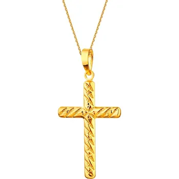 Přívěsek Zlatý přívěsek - kříž - AP531-3661