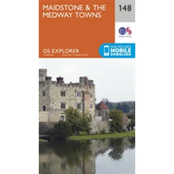 Encyklopedie Maidstone and the Medway Towns - Ordnance Survey [EN] (2015, Skládaná mapa, Ordnance Survey)
