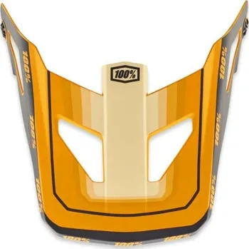 Cyklistická přilba Náhradní štít k přilbě 100% STATUS Replacement Visor Topenga Orange/Black