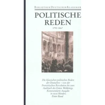 Politische Reden. Tl.1 - Wende, Peter [DE] (1990, Vázaná, Deutscher Klassiker Verlag)