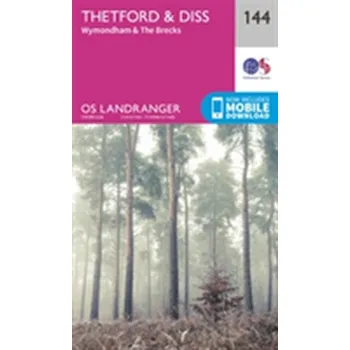 Encyklopedie Thetford & Diss, Breckland & Wymondham - Ordnance Survey [EN] (2016, Skládaná mapa, Ordnance Survey)