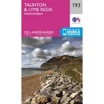 Encyklopedie Taunton & Lyme Regis, Chard & Bridport - Ordnance Survey [EN] (2016, Skládaná mapa, Ordnance Survey)