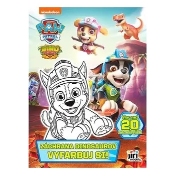 omalovánky Vybarvuj si! Tlapková patrola Záchrana dinosaurů (cs, JiriModels)