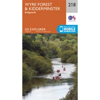 Encyklopedie Kidderminster and Wyre Forest - Ordnance Survey [EN] (2015, Skládaná mapa, Ordnance Survey)
