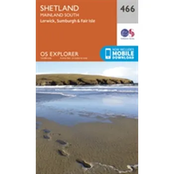 Encyklopedie Shetland - Mainland South - Ordnance Survey [EN] (2015, Skládaná mapa, Ordnance Survey)