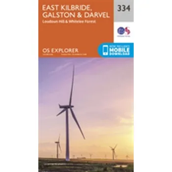 Encyklopedie East Kilbride, Galston and Darvel - Ordnance Survey [EN] (2015, Skládaná mapa, Ordnance Survey)
