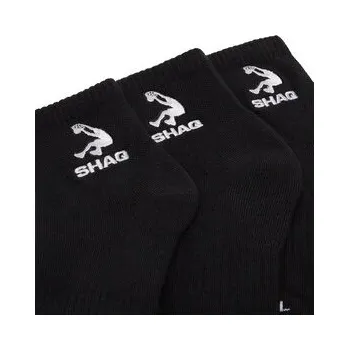 Pánské ponožky Krátké ponožky Shaq AS_SHQ_H_001Z_SS25 (3-PACK) Černá 43_46