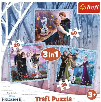 Puzzle Trefl puzzle Ledové království 2 Kouzelný příběh 3v1