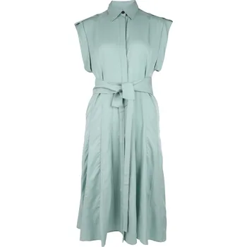 Dámské šaty Šaty Nu Denmark 8327-25 modro-zelené aqua dlouhé Velikost: 44