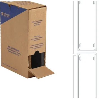 Brady BM-25x75-7643-WT-L / 312199, Bulk BMP71 Heatex Cable Markers, 75.00 mm x 25.00 mm