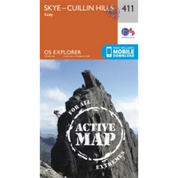 Encyklopedie Skye - Cuillin Hills - Soay - Ordnance Survey [EN] (2015, Skládaná mapa, Ordnance Survey)