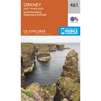 Encyklopedie Orkney - East Mainland - Ordnance Survey [EN] (2015, Skládaná mapa, Ordnance Survey)