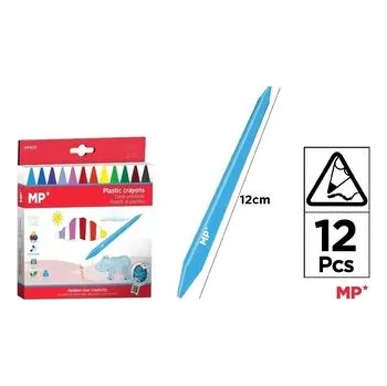 Set školních potřeb Kredki woskowe dwustronne 12 kolorów (pl, 2000, MP Main Paper)