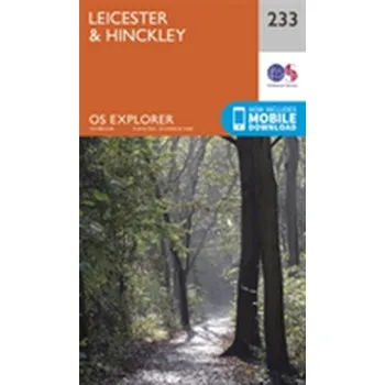 Encyklopedie Leicester and Hinckley - Ordnance Survey [EN] (2015, Skládaná mapa, Ordnance Survey)