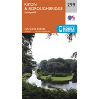 Encyklopedie Ripon and Boroughbridge - Ordnance Survey [EN] (2015, Skládaná mapa, Ordnance Survey)