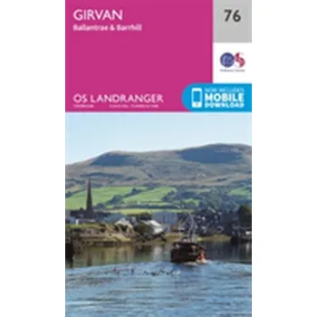 Encyklopedie Girvan, Ballantrae & Barrhill - Ordnance Survey [EN] (2016, Skládaná mapa, Ordnance Survey)