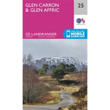 Encyklopedie Glen Carron & Glen Affric - Ordnance Survey [EN] (2016, Skládaná mapa, Ordnance Survey)