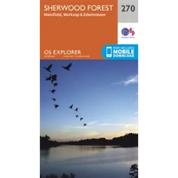 Encyklopedie Sherwood Forest - Ordnance Survey [EN] (2015, Skládaná mapa, Ordnance Survey)