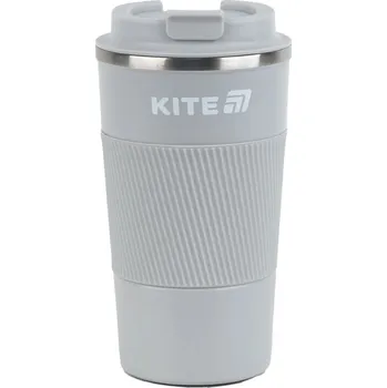 Termohrnek Termohrnek protiskluzový na kávu a čaj šedý 510 ml Kite