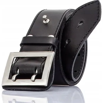 Opasek Pásek kožený pásek Gracio černý 120 cm na kolík