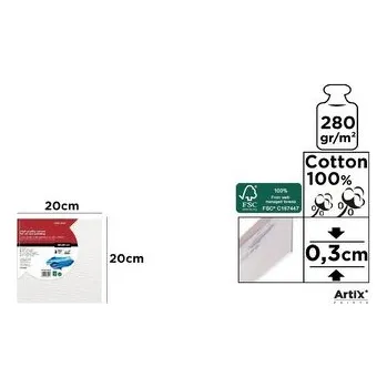 Set školních potřeb Tablica malarska 20x20x0,3cm 280G/m2