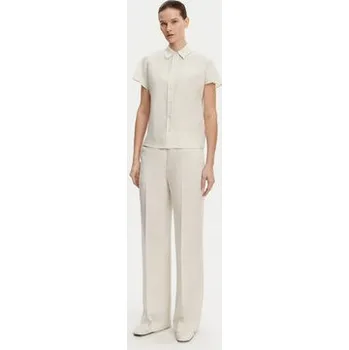 Pánské oblečení Calvin Klein Košile K20K208322 Béžová Regular Fit 32