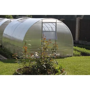 Skleník POLYKARBONÁTOVÝ SKLENÍK GrowDome 3x2x4 m (výplň 6,0mm) (Zahradní skleník obloukový)
