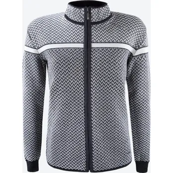 Dámský svetr KAMA SVETR merino 5014 dám.černobílý Varianta: L